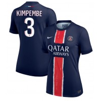 Dres Paris Saint-Germain Presnel Kimpembe #3 Domáci pre Ženy 2024-25 Krátky Rukáv